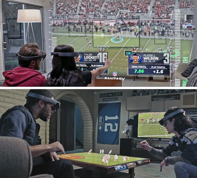 This is how Microsoft wants you to watch the sport in the living room
